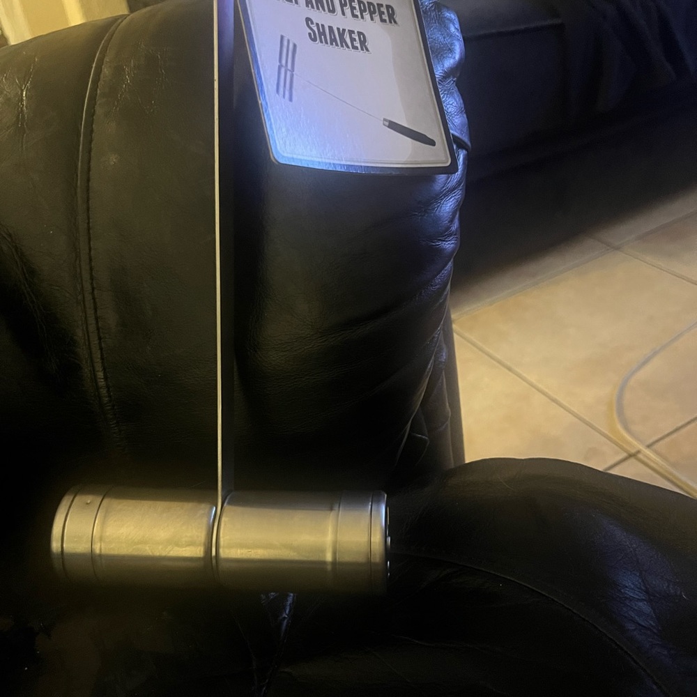 Fancy Salt and pepper shaker for the griller in your family.